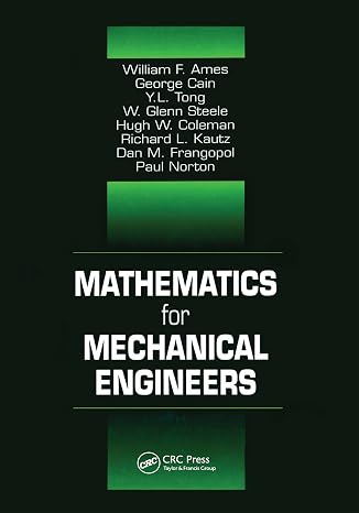 Mathematics for Mechanical Engineers