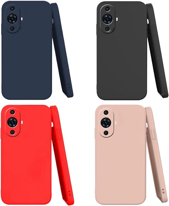 Microcase Huawei Nova 11 Pro CamPRO Serisi Kamera Korumalı Silikon Kılıf - AL3427 (Siyah)
