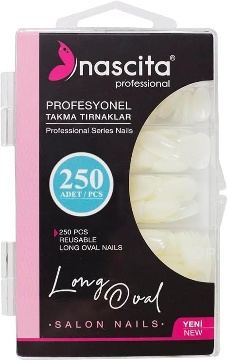 Nascita 250'li Kutulu Long Oval Takma Tırnak - 171