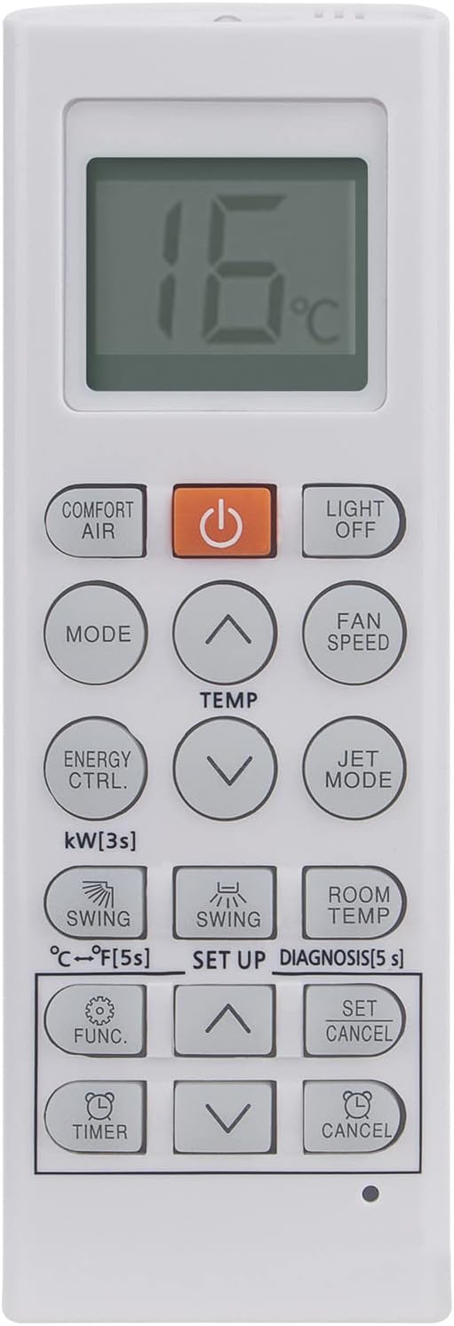 AKB74955604 VINABTY Replace Infrared Remote Control Fit for LG/Meide AC Air Conditioner-AKB74955604