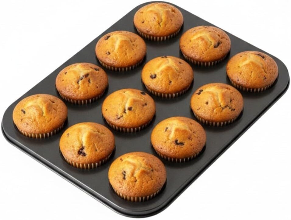 Yanmaz Yapışmaz 12'li Muffin Kek Kalıbı