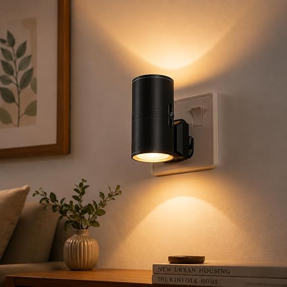LOHAS-LED Plug in Night Light,Dimmable Nightlight 100LM,Dusk to Dawn Sensor [Energy Class B]