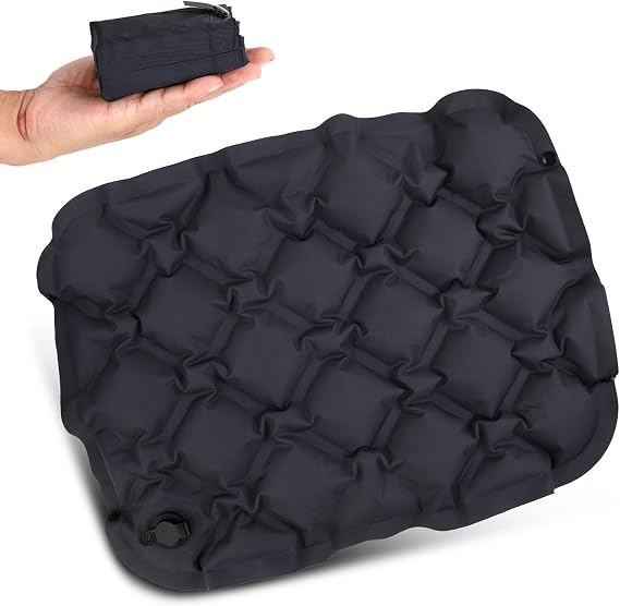 Inflatable Seat Cushion,Portable Air Seat Pad for Camping Hiking Travel