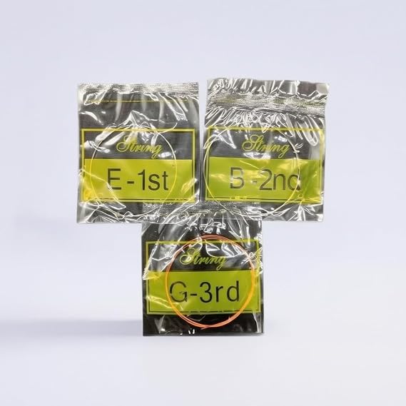 Replacement Steel Acoustic Guitar Strings, Single Guitar String for Acoustic Guitars, Individual 3rd 4th 5th 6th String, 6th String