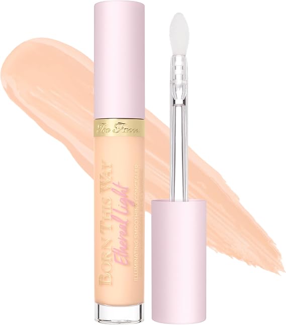 Too Faced Born This Way Ethereal Light Illuminating Smoothing Concealer | Hyaluronic Acid + Waterproof, 0.17 fl., 0.16907 fl oz