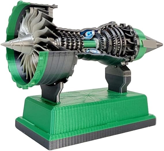 Desktop Turbofan Display 12cm Blue LED Light(Is green)
