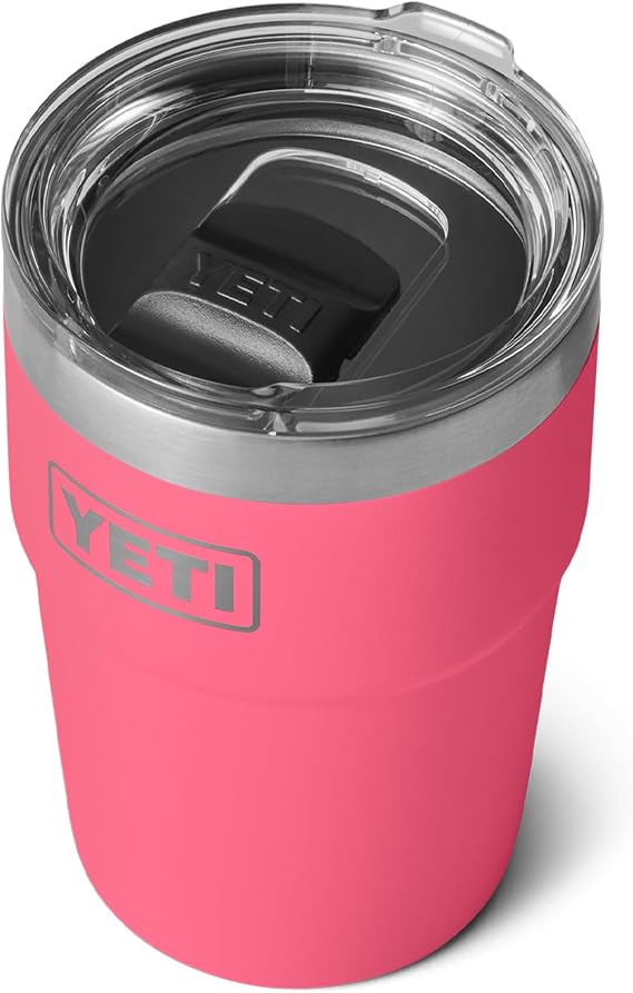 YETI Rambler 16 oz (473 ml) Stackable Cup, Tropical Pink