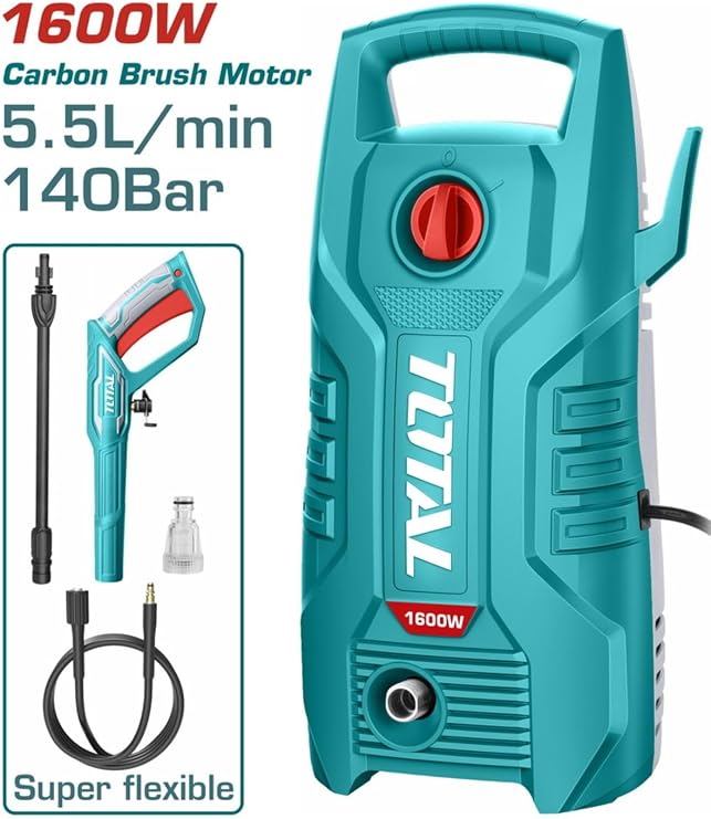 Total Basınçlı Yıkama Makinesi 1600 W 140 Bar Yüksek Kalite Tgt11336