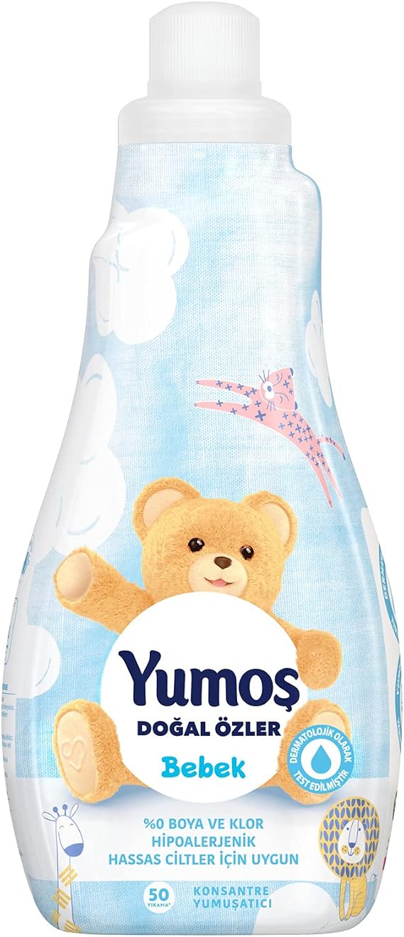 Yumoş Konsantre Çamaşır Yumuşatıcısı Bebek 1200 ml 50 Yıkama 1 Adet