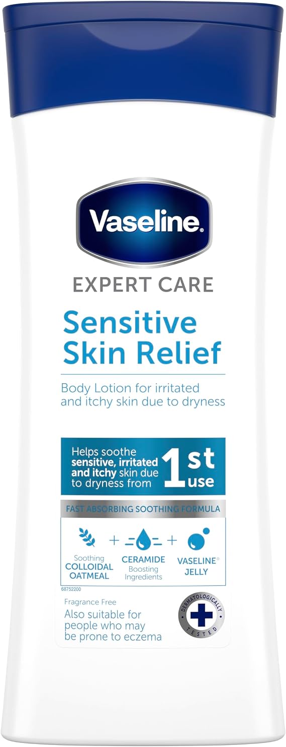 Vaseline Expert Care Sensitive Skin Relief Lotion, 400 ml