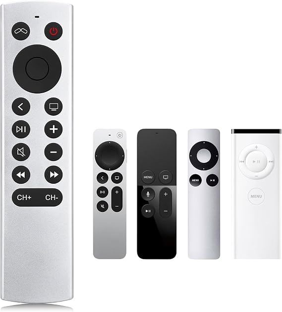 Replacement for Apple-TV-Remote, Remote Control for Apple 4K/HD (NO Siri & Voice)