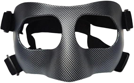 HiyyFloy Nose Guard, Face Mask for Broken Nose Football Cover Sports Durable Nose Guard Face Shield Adjustable Face Shield Sports Accessories