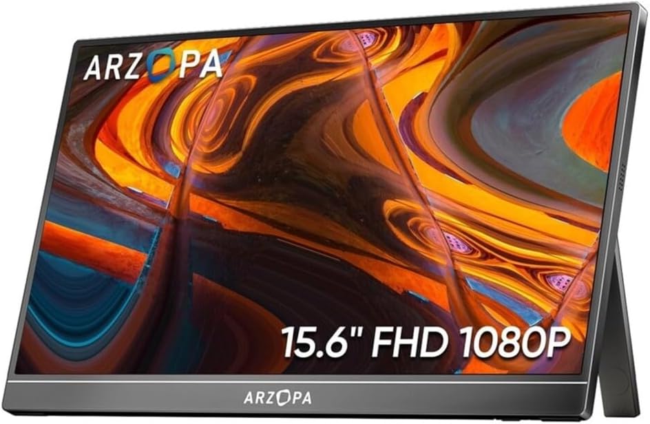 Arzopa 15.6'' LED A1 FHD 60HZ KickStand Taşınabilir Monitör
