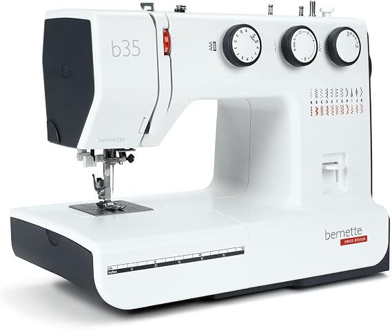 Bernette 35 Sewing Machine for Beginners Includes 23 Stitches and 7 Presser Feet (Soles)