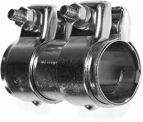 BITS4REASONS E-TECH EC001 NEW Model Heavy Duty Adjustable Exhaust Pipe Joiner/Connector (34-36MM, 90MM Long)
