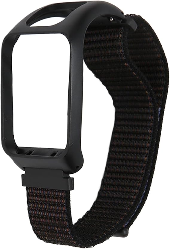 2 in 1 弾性編組ナイロン スポーツ ウォッチ ストラップ 交換バンド TOMTOM Runner 3 および Adventurer 用、柔らかく 織ストラップ、保護ケース付き、ランニング アウトドア アクティビティ用