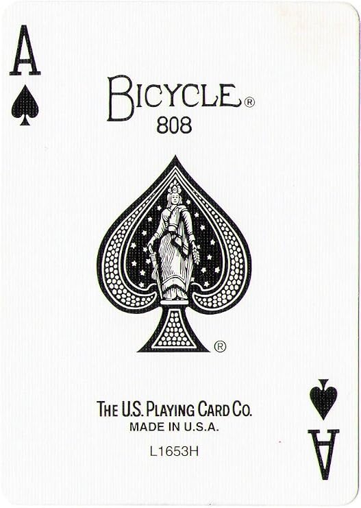 Red Back Force Deck Bicycle Playing Cards