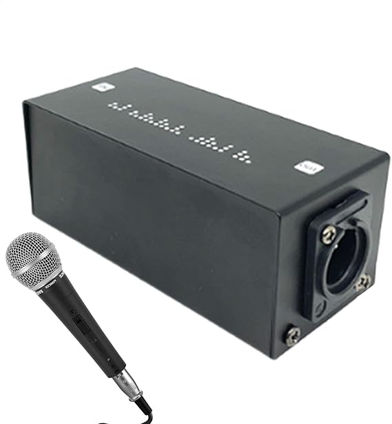 Microphone Preamp Gain Booster Active Compact Low Noise Audio Preamp