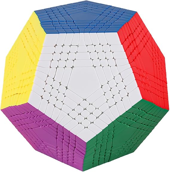 Willking Petaminx 9 Stickerless Cube 12 Sides Megaminx Cube Puzzle 9x9 Speed Cube
