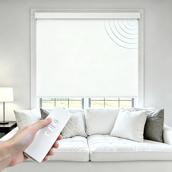 Kingroller Custom Full Blackout Thermal Insulated Motorized Window Blinds