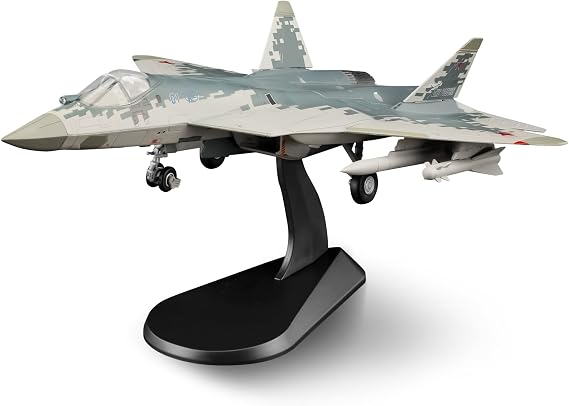 HANGHANG 1/72 Military Model Airplane Su-57 01 Alloy Fighter Model Airplane for Collection and Display