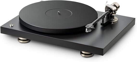 Pro-Ject Debut PRO B, True Balanced Hi-Fi turntable with 8.6” one-piece carbon-aluminium tonearm and pre-adjusted Pick it PRO B cartridge, Satin Black