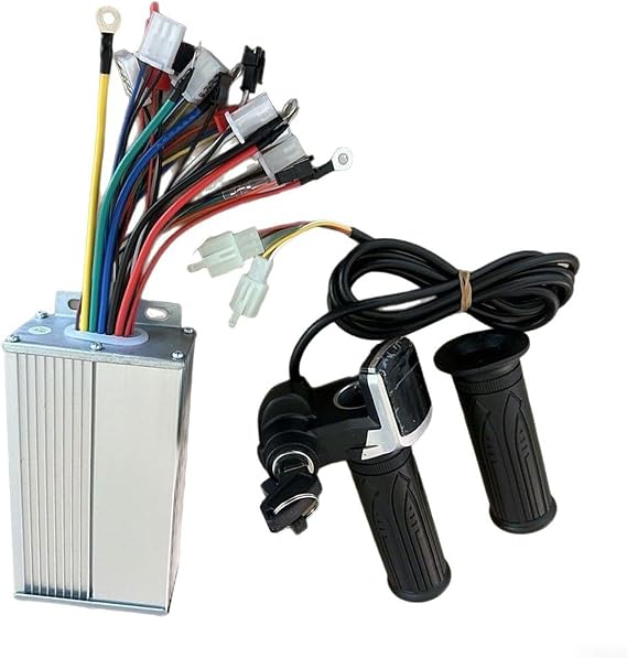 Electric Bicycle Controller LCD Display Throttle Handlebar Kit 36V 48V 72V 500W Brushless Motor Control (36V48V)