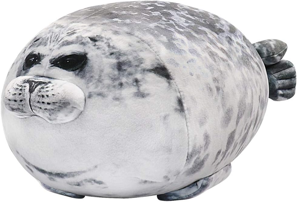 Stuffed Animals – Seal Plush Soft Toy Chubby Blob Seal Plush Toys Kawaii Plush Pillow Cuddly Toys Stuffed Cushion Extremely Soft Animal Plush Cute Plush Stuffed Hugging Gift for Children  Friends