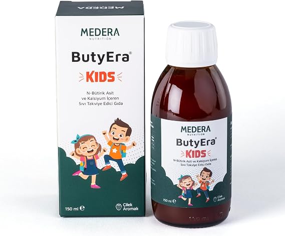 Medera Nutrition Kids N-Bütirik Asit ve Kalsiyum İçeren Sıvı Takviye Edici Gıda (150 ml)