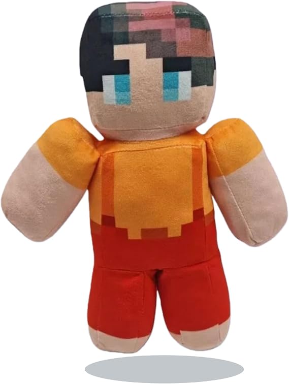 Cute Game Plush Pillow Doll, Soft Stuffed Animal Plushie for Fans & Adults, Collectible Plush Toy for Home Decor & Gifts (RED)