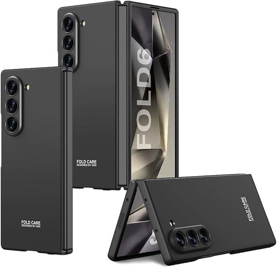 Ultra-Thin Shockproof Matte Anti-fall Case Cover for Samsung Galaxy Z Fold 6 (Black)
