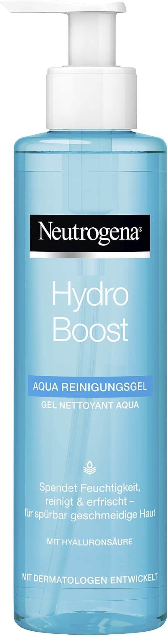 Neutrogena Hydro Boost Aqua Cleansing Gel Gentle Face Cleansing with Hyaluronic Acid and Glycerine for All Skin Types 200 ml