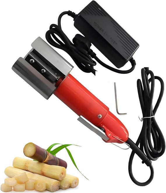 Sugarcane Peeling Machine, 120W Electric Peeler for Fast & Efficient Tare Removal, Labor-Saving Tool for Juice Shops and Multi Kitchen Use