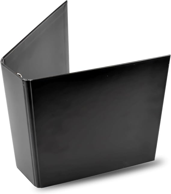 3L DVD Folder - Ring Binder for DVD Films Storage (without Films) - Practical Storage System and Archiving - Portfolio Folder Black - 10284