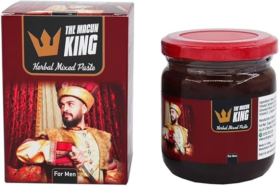 The Macun King Herbal Paste Herbal Paste/with Red Ginseng Good for Natural Energy, Fast Acting, Lasting Performance Support Easy to Use