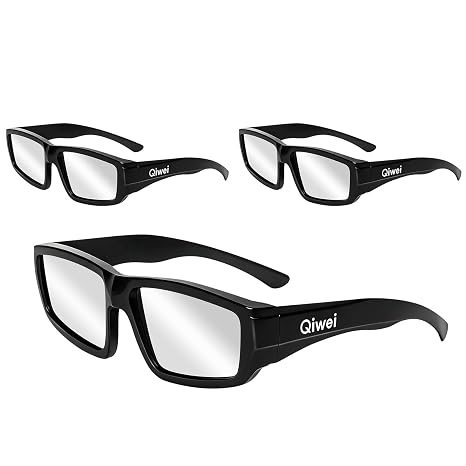 Solar Eclipse Glasses ISO 12312-2 Approved Plastic Frame Pack 3