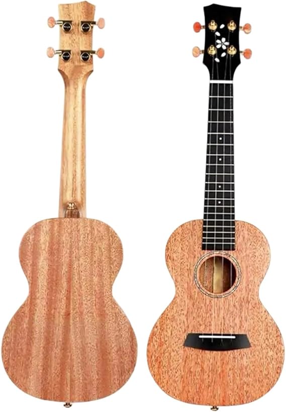 Ukulele Musical Instruments beginner 23/26 Inch Electric Ukulele Mahogany Body Includes Musical Instruments Carrying Case(Type4,26)