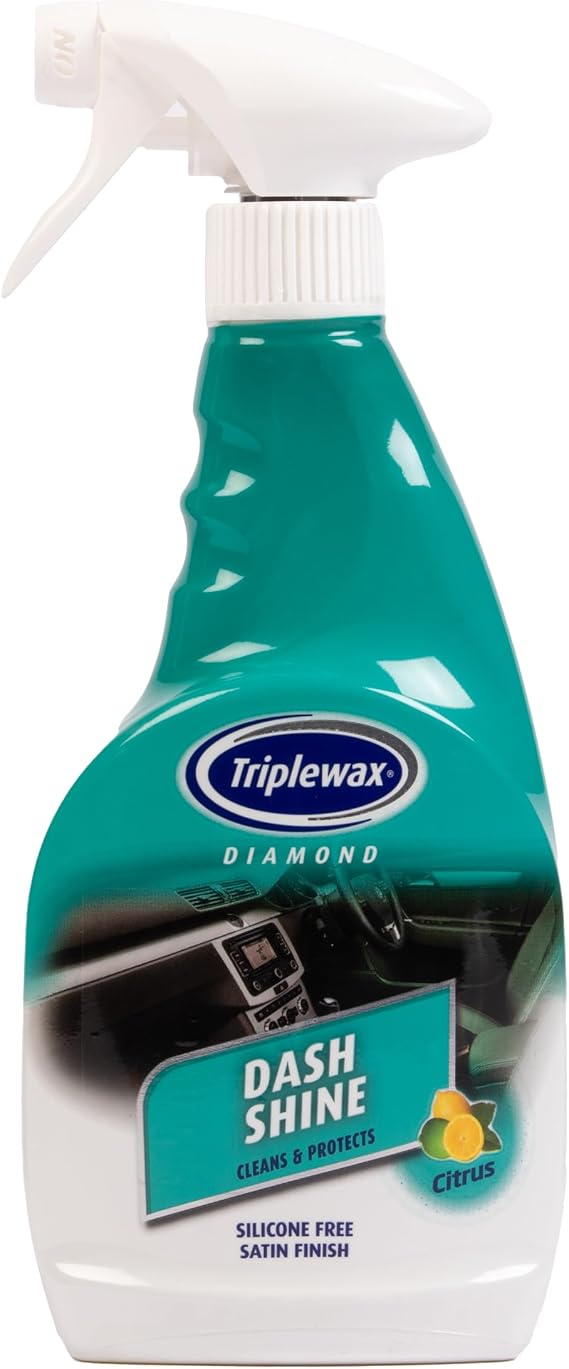 Triplewax Dash Shine 500ml – Cleans & Restores Dashboard with Anti-Static Finish