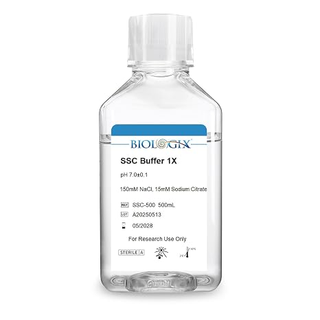 SSC Buffer, Saline Sodium Citrate Buffer for Lab, 1X, pH7.0, 500ml/Bottle