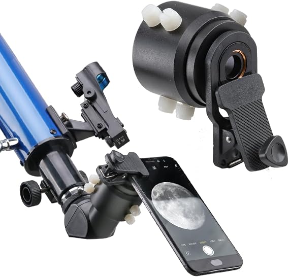 Telescope Adapter - Camera Photo Adapter - for 1.25-inch Eyepieces, Compatible with Smartphones