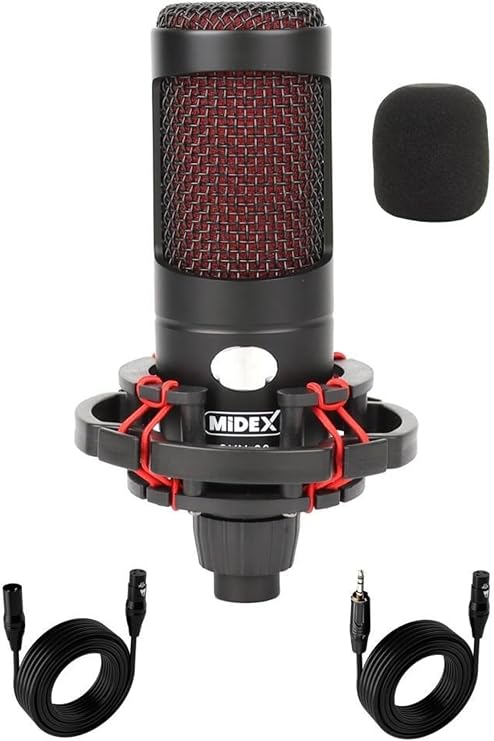 Midex CXN-30 Condenser +48V Stüdyo Ses Kayıt Mikrofonu