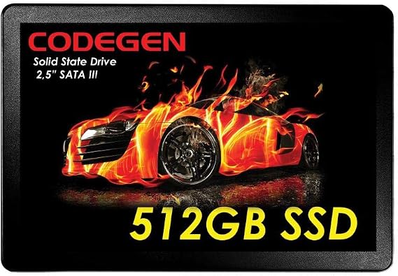 CODEGEN 512GB 2,5" SATA3 SSD 500MB-450MB/S (CDG-256GB-SSD25) 7mm DİSK
