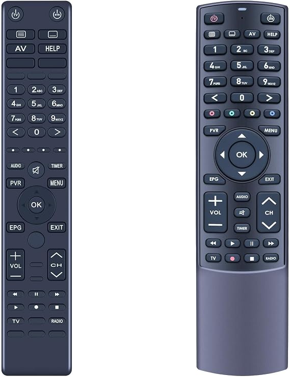 IR Remote Control Compatible with All VU+ Sat Receivers