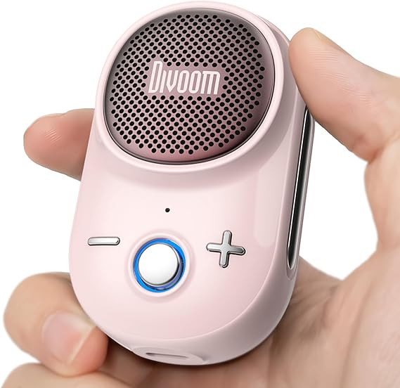 Divoom Itour-S Giyilebilir Bluetooth Hoparlör, IP67 Klip-On, 10H Çalma