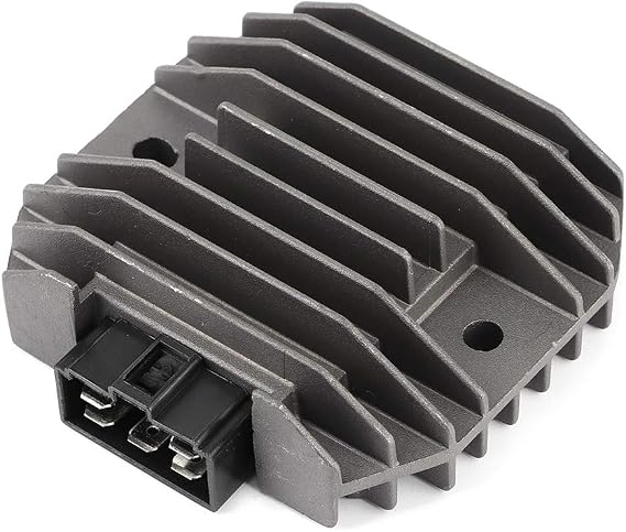 Yctze Motorcycle Rectifier Regulator Rectifier 5 Pin Plug Regulated Rectifier Aluminium Alloy ABS Motorcycle Voltage Regulator for YZF YCFR6 FZ6 XP T MAX for Majesty