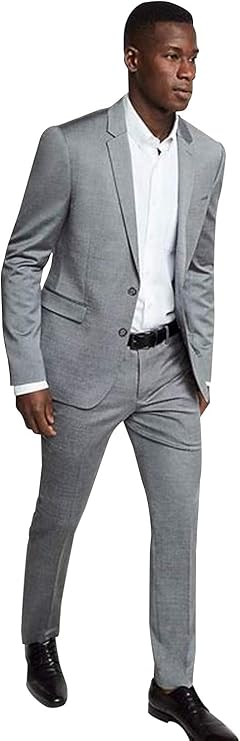 Men's Two Buttons Two Pieces Casual Suit for Business Wedding Party Tuxedoes