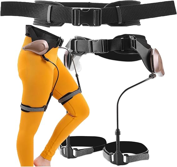 Exoskeleton Walking Device, Three Adjustable Levels Rehabilitation Walker Assisted Walking, 50% Walking Assistance, Easy to Wear, for the Elderly/Disabled Left leg