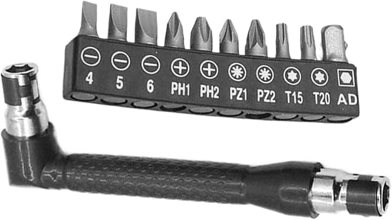 Ratchet Screwdriver Set | Ratchet Wrench Screwdriver - Industrial Repair Tool Kit - for Electrician HVAC Repair Motorcycle Bike Car Computer Plumbing