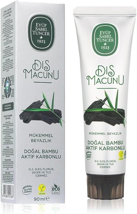 EYÜP SABRİ TUNCER Doğal Bambu Karbonlu Diş Macunu, 90ml