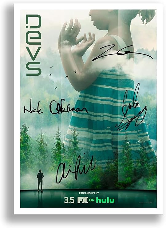 DEVS Cast Signed Autograph A4 Poster Photo BBC TV Show Series Season Framed Memorabilia Gift (A3 Poster only)